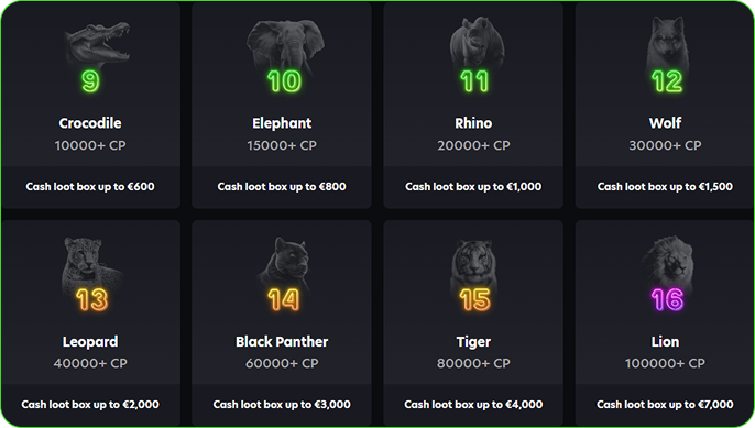 NeoSpin loyalty programme